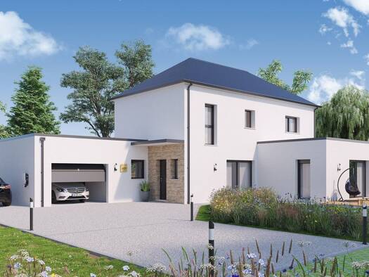 Terrain avec maison neuve à vendre 510 600 € 6 pièces 5 chambres 165 m² 750 m² de terrain Cormier-Miltiere-Husseau Montlouis-sur-Loire 37270