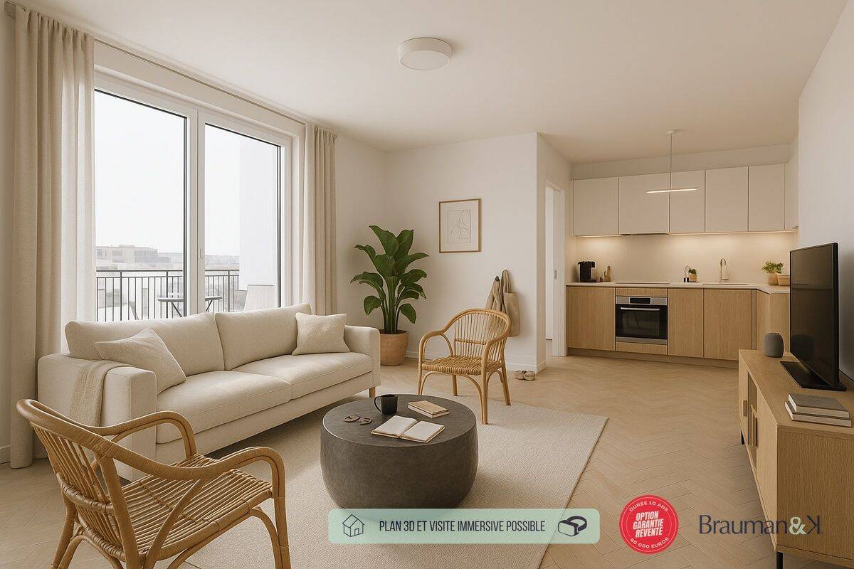 Appartement 2 pièces 38 m² · à Nancy · 38 m² · 181 800 €