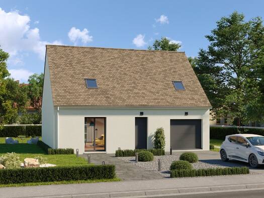 Terrain avec maison neuve à vendre 250 880 € 4 pièces 3 chambres 92 m² 1 000 m² de terrain Bellebrune 62142