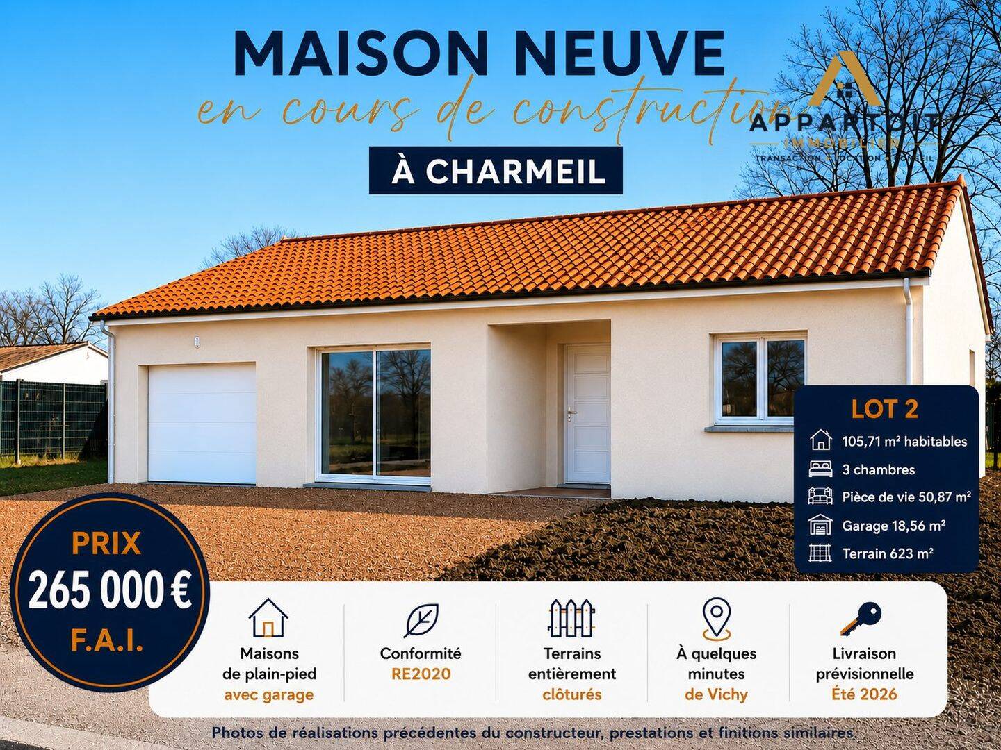 Maison 4 pièces 105 m² · à Vichy · 105 m² · 265 000 €