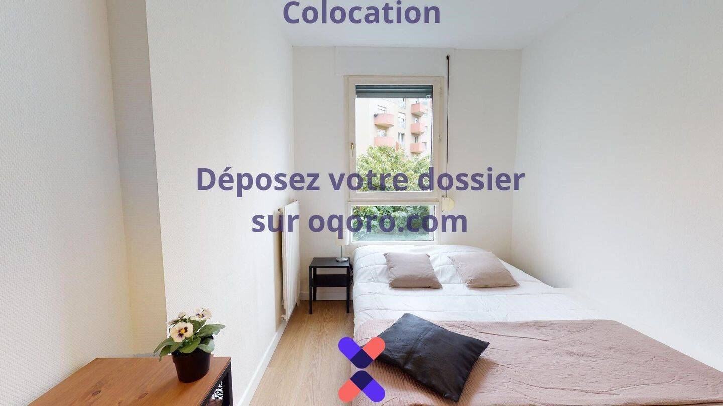 Chambre en colocation appartement meublé — 1