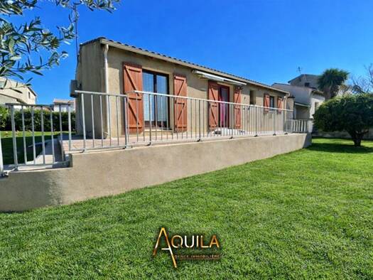 Maison de plain-pied à vendre 229 000 € 5 pièces 3 chambres 90 m² 417 m² de terrain Béziers 34500