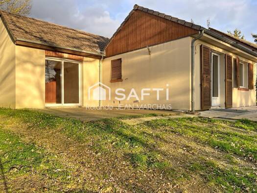 Maison de plain-pied à vendre 140 000 € 3 pièces 2 chambres 76 m² 1 350 m² de terrain Nevoy 45500