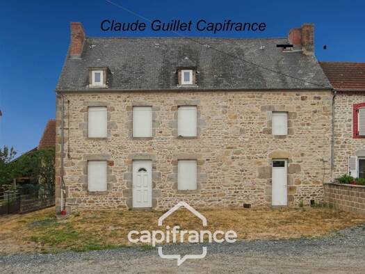 Maison à vendre 67 800 € 5 pièces 3 chambres 105 m² 2 326 m² de terrain Fontanières 23110