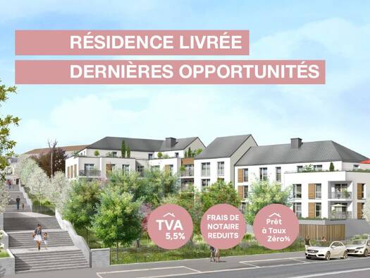 Appartement à vendre - neuf 233 000 € 3 pièces 2 chambres 63,8 m² Saint Martin Limeil-Brévannes 94450