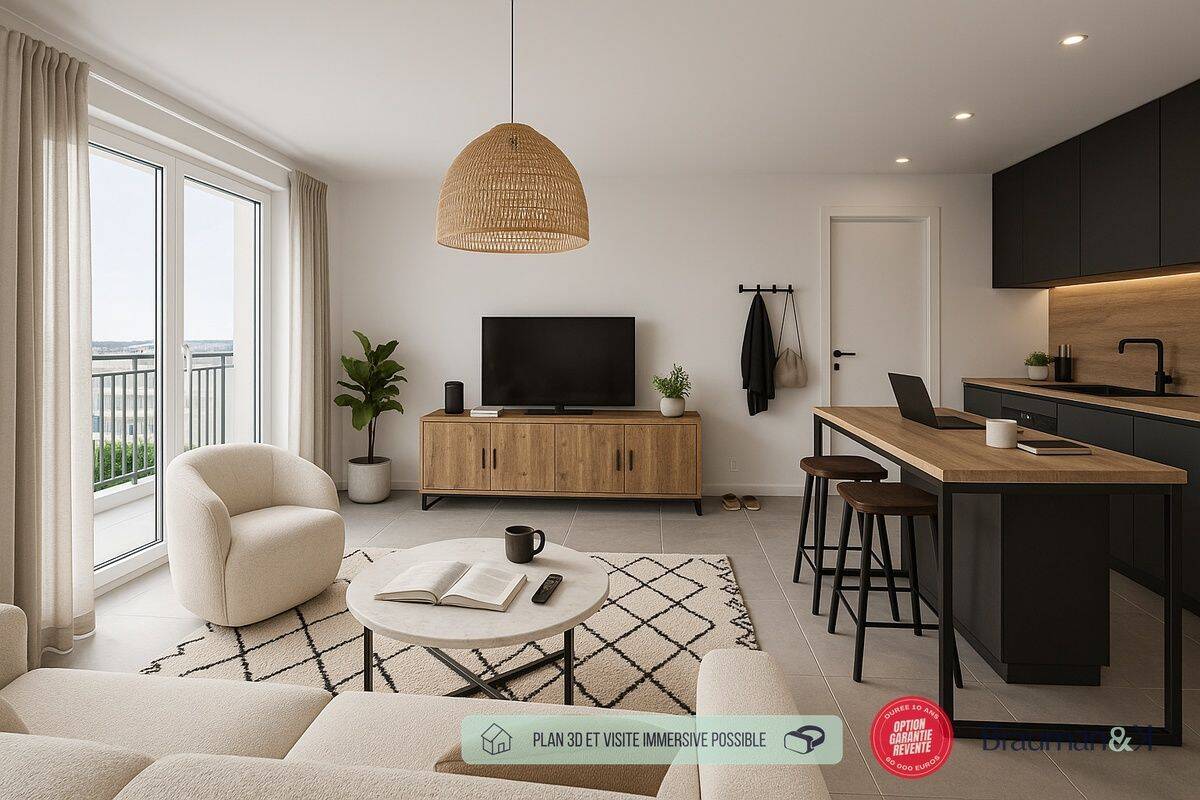 Appartement 3 pièces 57 m² · à Sotteville-lès-Rouen · 57 m² · 233 000 €