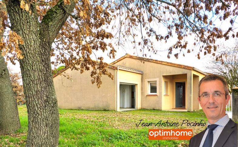 Maison de plain-pied à louer 890 € 3 pièces 2 chambres 64 m² 300 m² de terrain Labastidette 31600