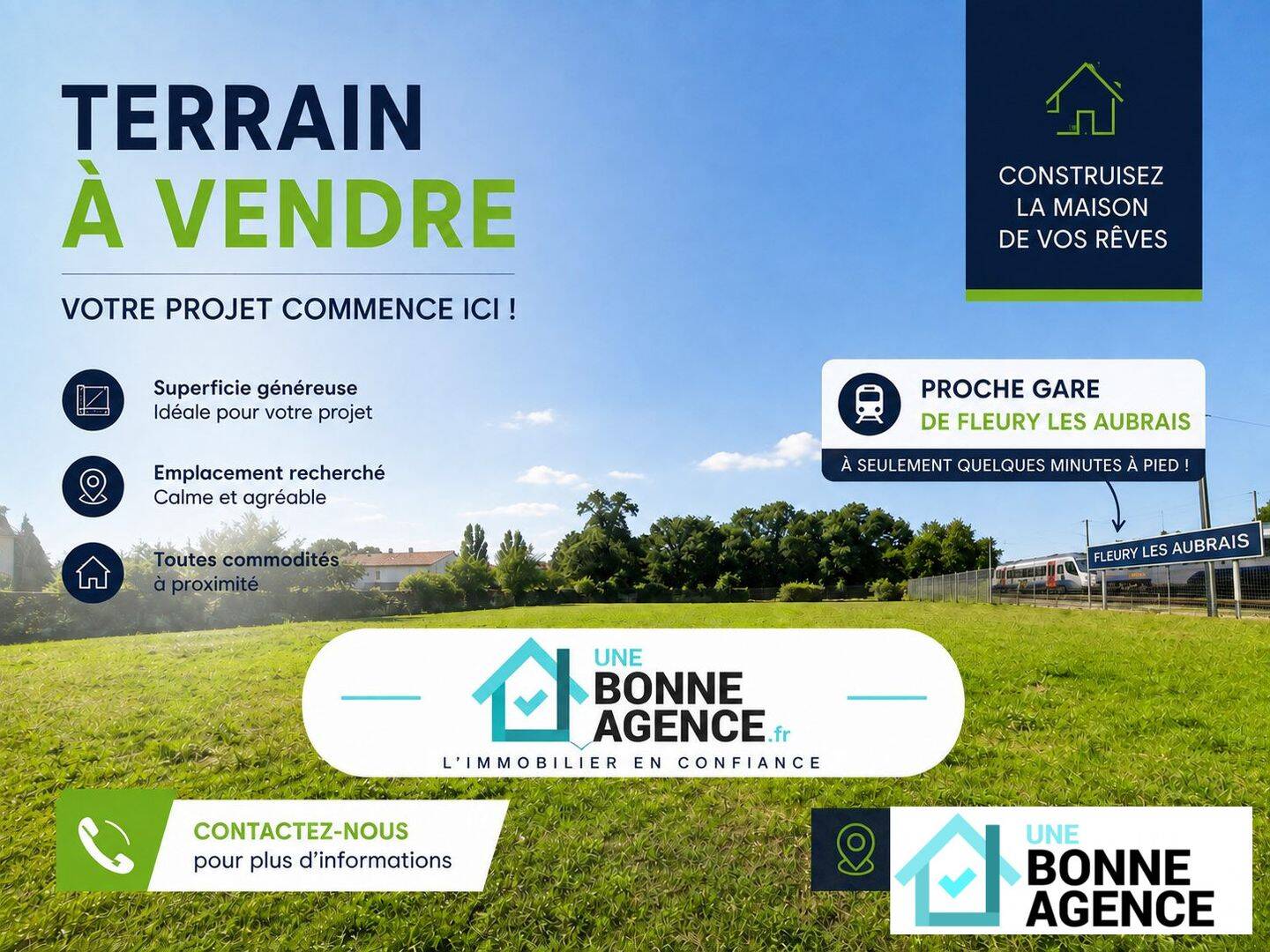 Terrain de 318 m² à Fleury-les-Aubrais - photo 2