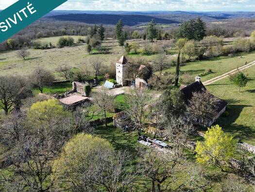 Maison à vendre 625 000 € 6 pièces 4 chambres 206 m² 12 000 m² de terrain Saint-Jean-de-Laur 46260