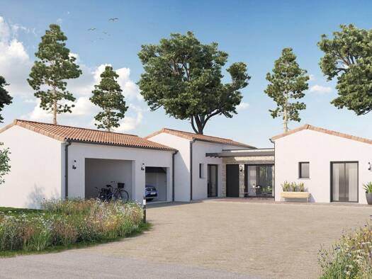 Terrain avec maison neuve à vendre 223 956 € 4 pièces 3 chambres 93 m² 462 m² de terrain Sud-Sud Est Beaupréau-en-Mauges 49600