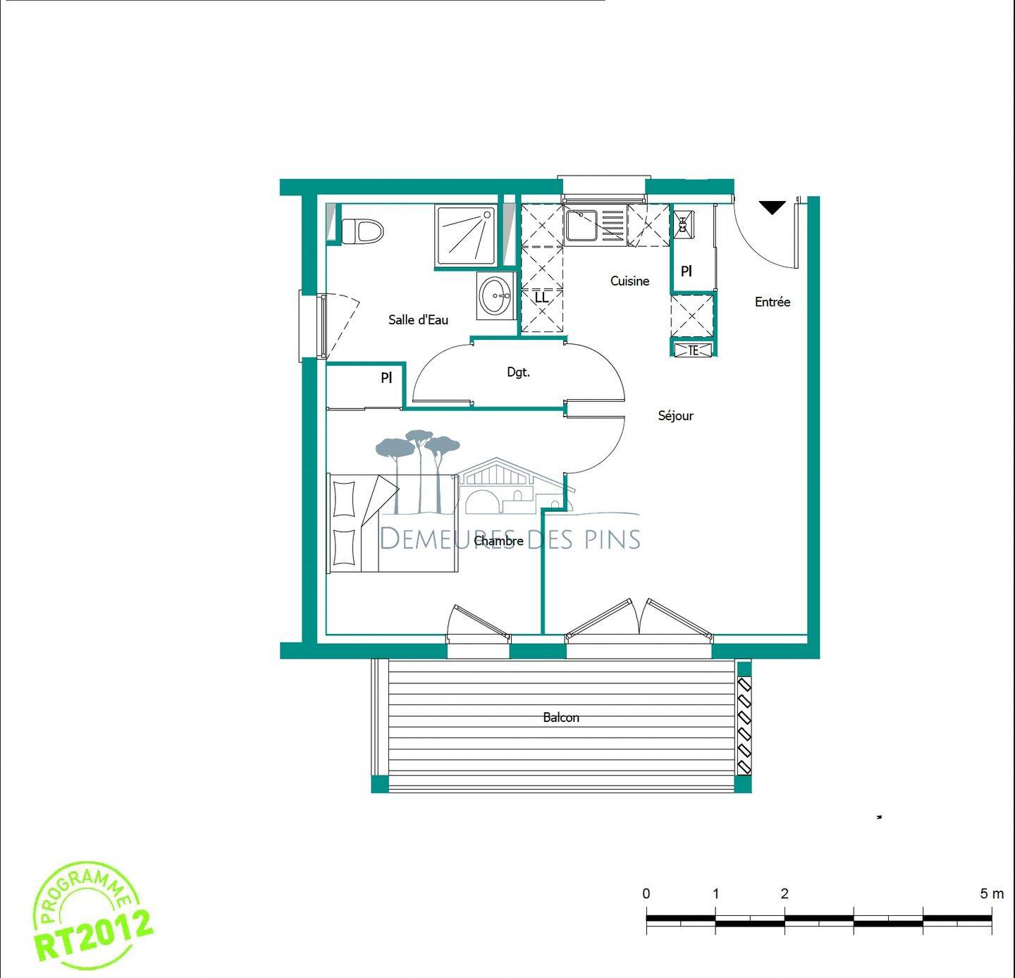 Appartement 2 pièces 42 m² · à Ciboure · 42 m² · 255 600 €