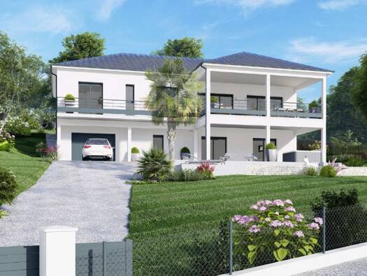 Terrain avec maison neuve à vendre 949 000 € 6 pièces 4 chambres 210 m² 1 100 m² de terrain Serres-Castet 64121