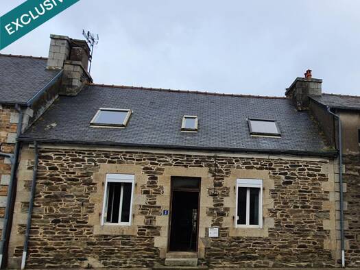 Maison à vendre 93 000 € 4 pièces 3 chambres 100 m² 451 m² de terrain Pommerit-Jaudy 22450