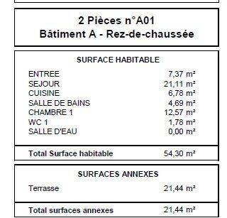 Appartement 2 pièces 54 m² · à Corbeil-Essonnes · 54,3 m² · 809 €/mois