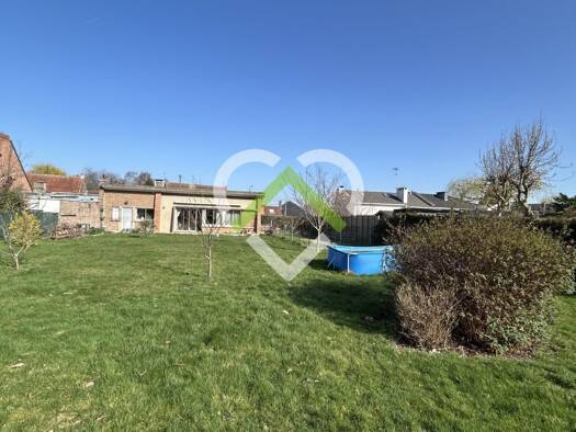 Maison de plain-pied à vendre 289 000 € 4 pièces 3 chambres 70 m² 1 000 m² de terrain Toufflers 59390