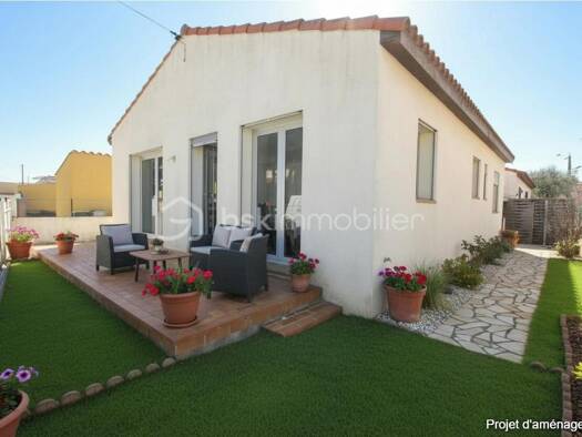 Maison de plain-pied à vendre 253 000 € 3 pièces 2 chambres 67,6 m² Sainte-Marie 66470