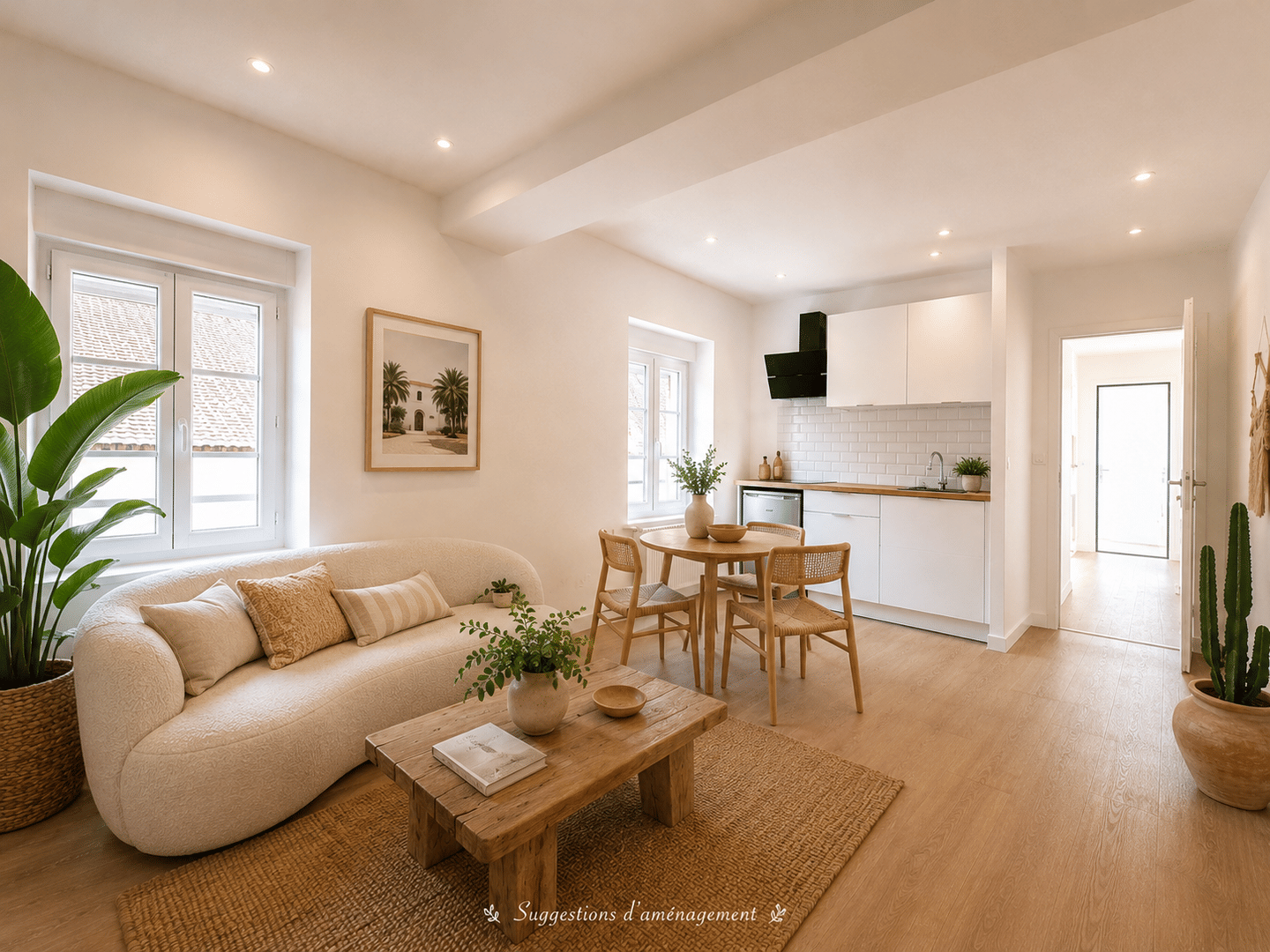 Appartement 2 pièces 50 m² · à Villeneuve-l'Archevêque · 50 m² · 625 €/mois