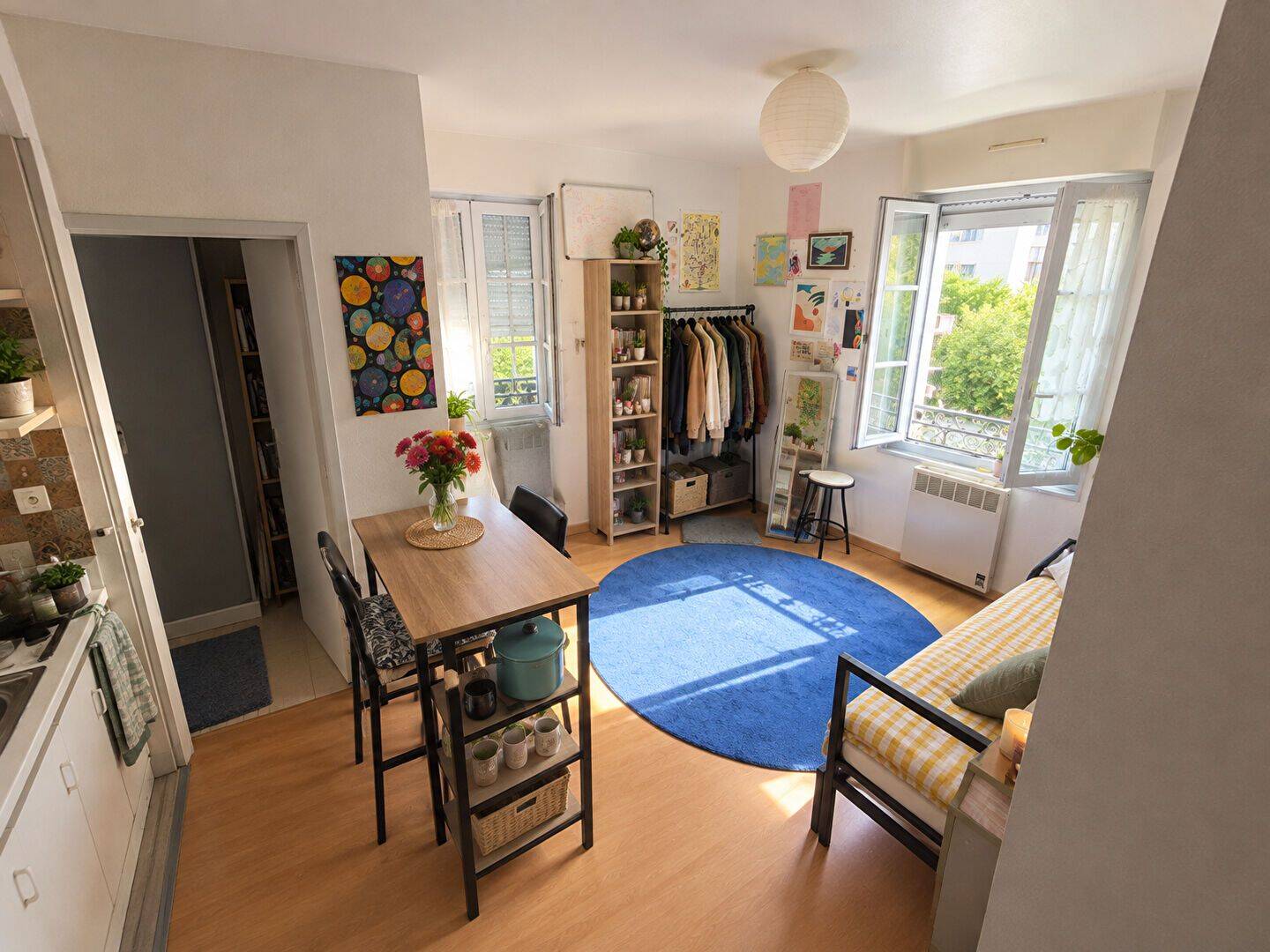 Appartement 1 pièce 19 m² · à Angers · 18,8 m² · 400 €/mois
