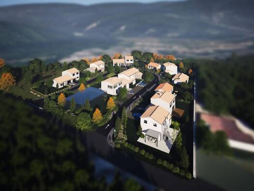 Terrain constructible viabilisé à vendre 73 000 € 435 m² de terrain Le Teil 07400