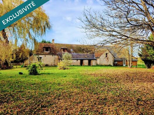 Maison à vendre 149 000 € 7 pièces 2 chambres 242 m² 4 655 m² de terrain Noyant 49490