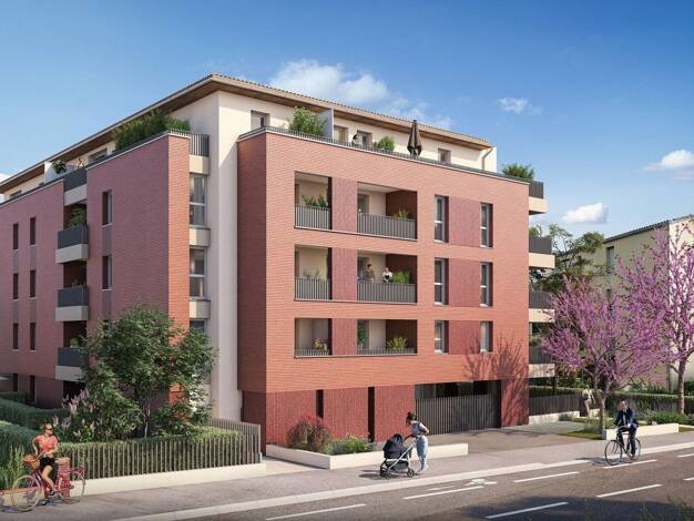 Appartement à vendre - neuf 227 900 € 3 pièces 2 chambres 60,7 m² 1er étage Zones d'Activités Sud Toulouse 31100