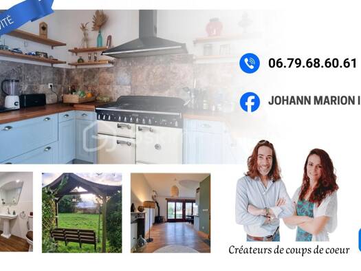 Maison à vendre 166 900 € 4 pièces 3 chambres 98 m² 3 900 m² de terrain Fomperron 79340