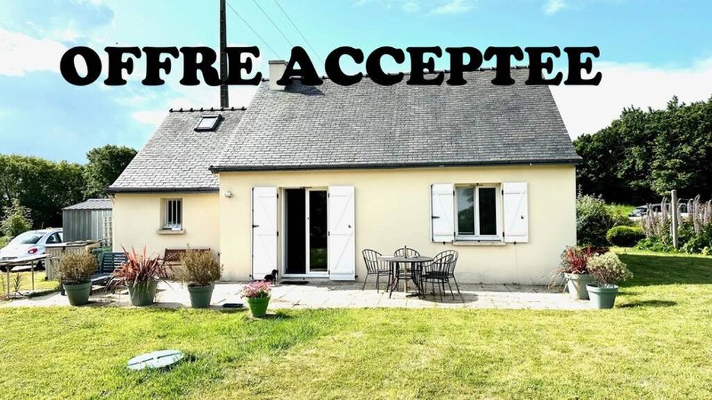 Maison de plain-pied à vendre 214 000 € 4 pièces 3 chambres 47 m² 996 m² de terrain Roscanvel 29570