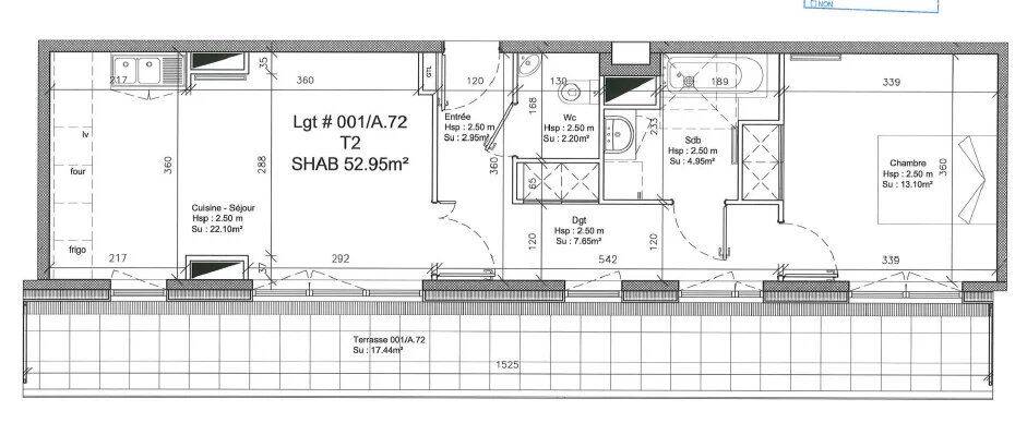 Appartement 2 pièces 53 m² · à Arcueil · 53 m² · 1 076 €/mois