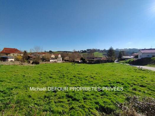 Terrain constructible viabilisé à vendre 102 000 € 842 m² de terrain Zone Periurbaine Monistrol-sur-Loire 43120