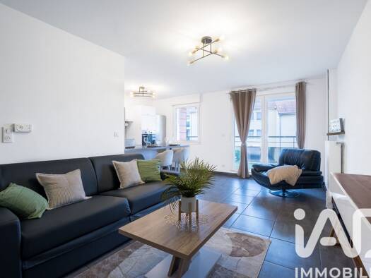 Appartement à vendre 150 000 € 2 pièces 1 chambre 52 m² Étage 1/3 Route de Norroy-Château-Le Village Woippy 57140