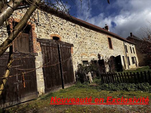 Maison à vendre 128 000 € 6 pièces 3 chambres 163 m² 1 107 m² de terrain Saint-Loup 23130