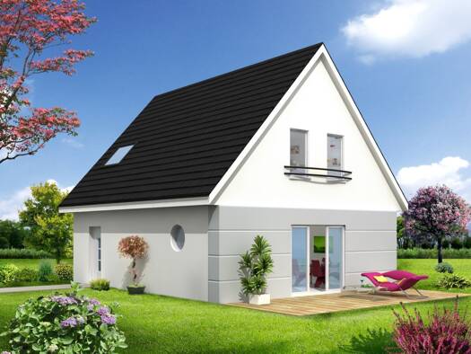 Terrain avec maison neuve à vendre 285 457 € 5 pièces 3 chambres 97 m² 471 m² de terrain Sessenheim 67770