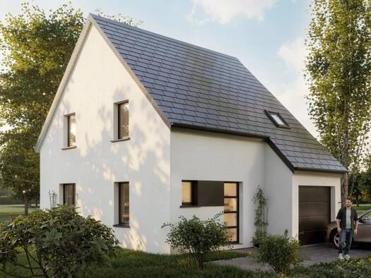 Terrain avec maison neuve à vendre 286 000 € 5 pièces 3 chambres 97 m² 384 m² de terrain Ottmarsheim 68490