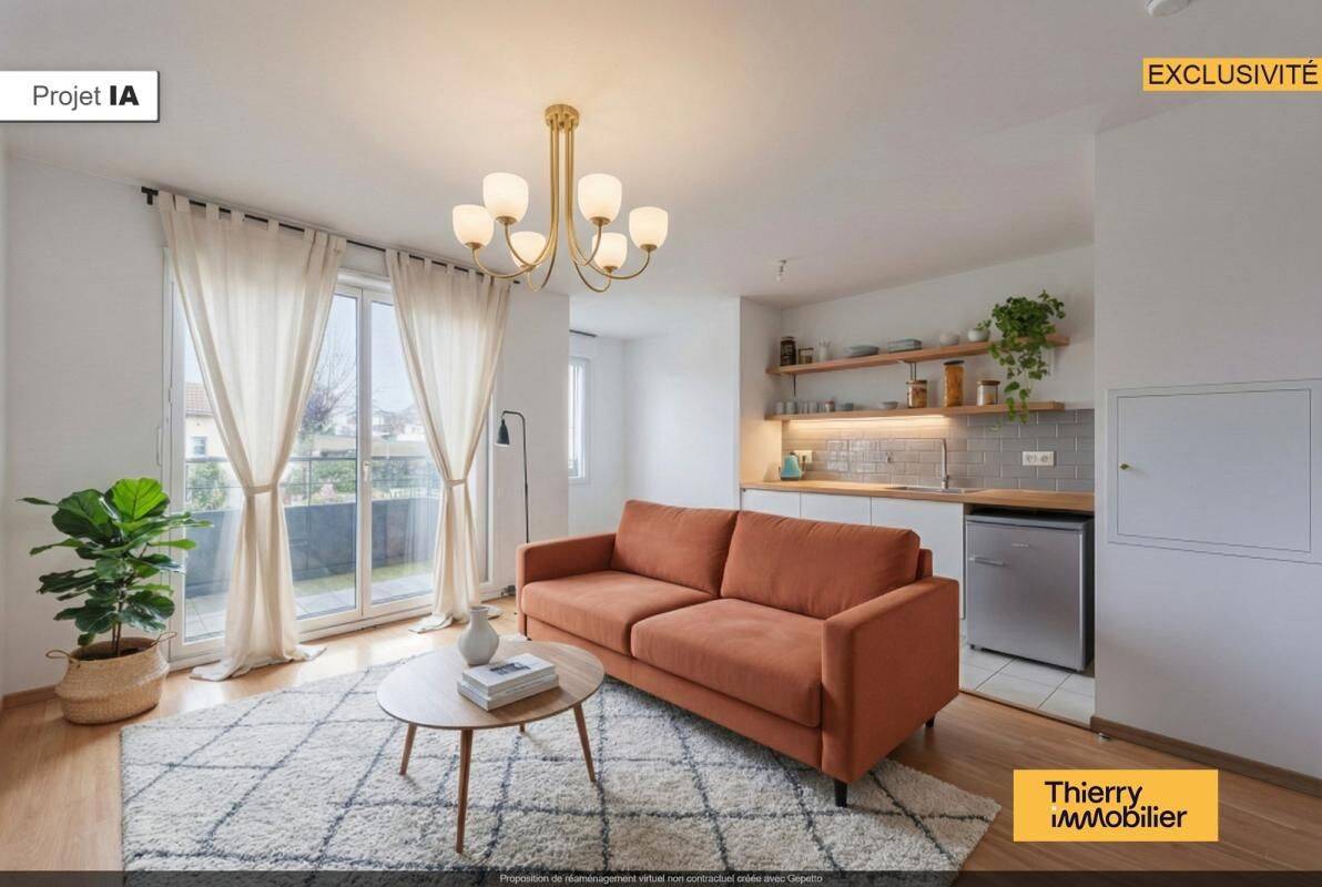 Appartement 2 pièces 40 m² · à Couëron · 40,1 m² · 133 750 €
