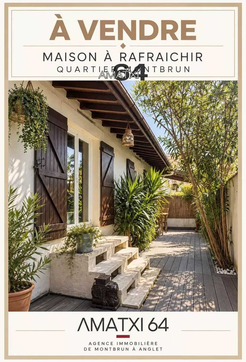 Maison 4 pièces 70 m² · à Anglet · 70 m² · 417 000 €