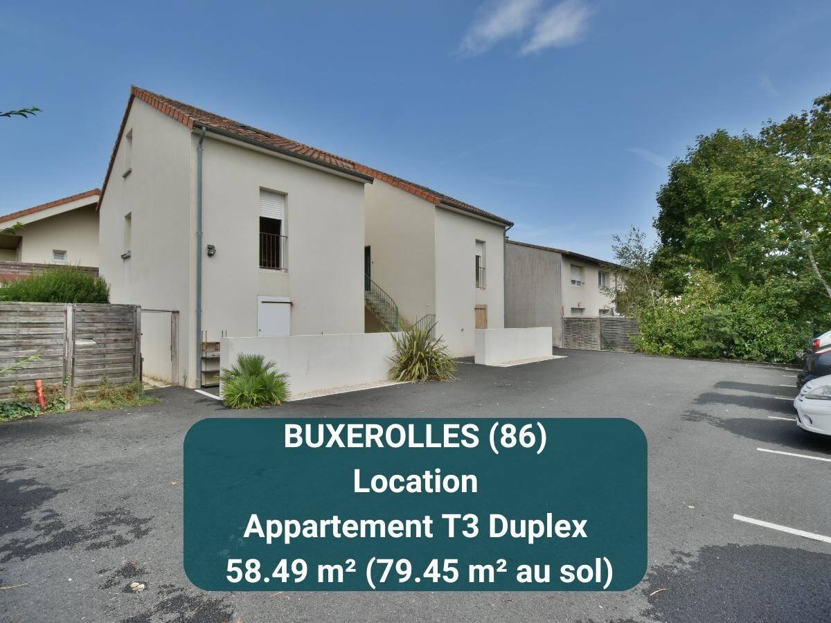 Appartement 1 pièce 58 m² · à Buxerolles · 58,5 m² · 760 €