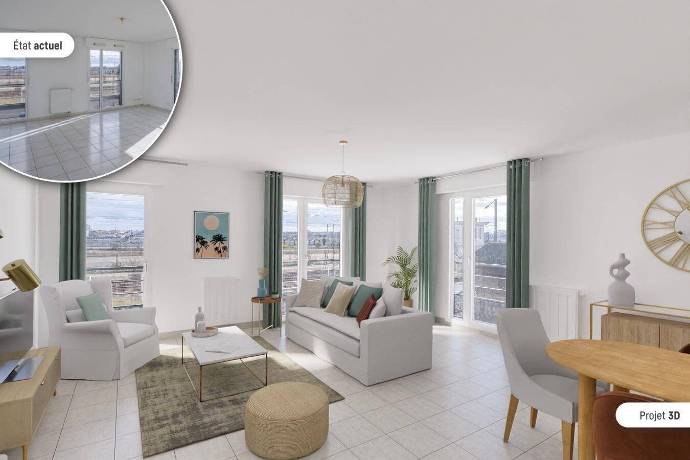 Appartement 3 pièces 77 m² · à Nantes · 77 m² · 999 €/mois