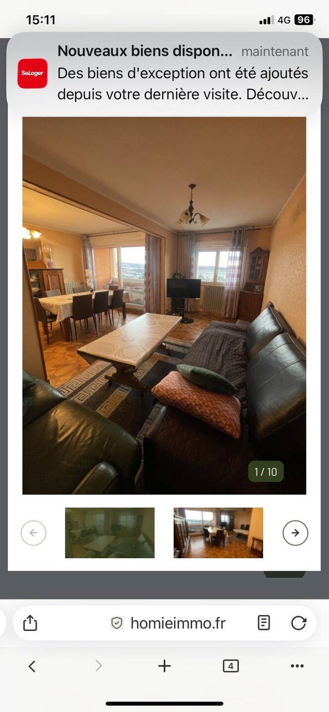 Appartement 4 pièces 76 m² · à Saint-Étienne · 76 m² · 49 500 €