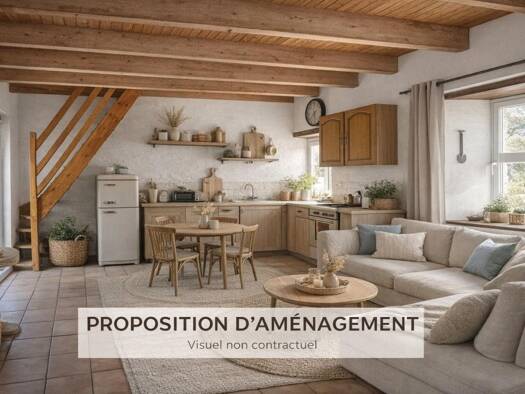 Maison à vendre 229 500 € 3 pièces 2 chambres 62 m² 1 582 m² de terrain Kerlouan 29890