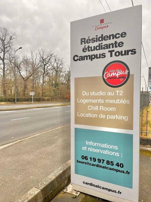 Appartement 1 pièce 27 m² · à Joué-lès-Tours · 27 m² · 565 €