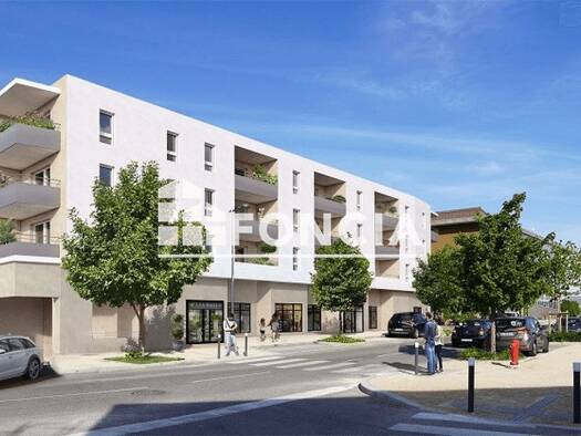 Appartement à louer 599 € 2 pièces 1 chambre 37,9 m² Étage 1/3 Centre-Saint Bonnet-Muissiat Villefontaine 38090