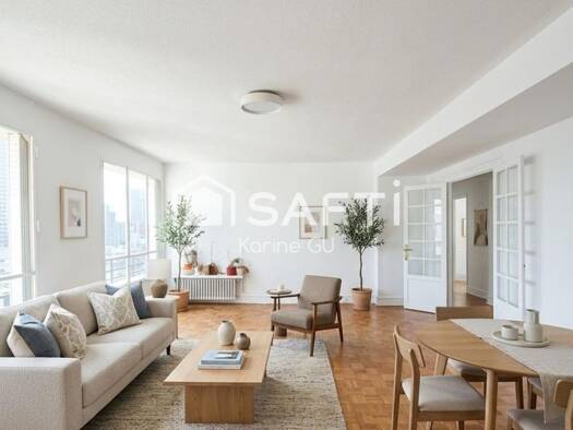 Appartement à vendre 690 000 € 3 pièces 2 chambres 83 m² Étage 9/11 Olympiades-Choisy Paris 13ème arrondissement 75013