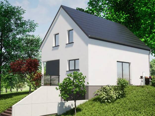 Terrain avec maison neuve à vendre 374 000 € 5 pièces 3 chambres 106 m² 530 m² de terrain Dietwiller 68440