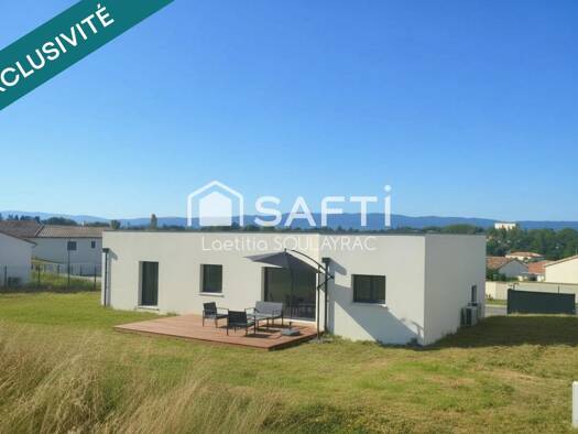 Maison de plain-pied à vendre 320 000 € 5 pièces 4 chambres 114 m² 902 m² de terrain Travet - Sercloise Castres 81100