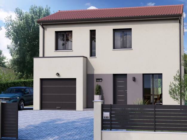 Terrain avec maison neuve à vendre 347 725 € 5 pièces 4 chambres 98 m² 1 263 m² de terrain Orcines 63870