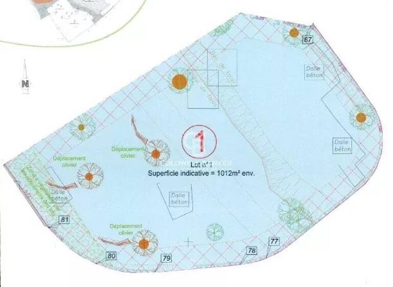 Terrain constructible à vendre 440 000 € 1 012 m² de terrain Centre Ville-Cardo Bastia 20200