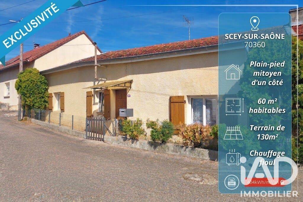 Maison 2 pièces 60 m² · à Scey-sur-Saône-Et-Saint-Albin · 60 m² · 36 000 €