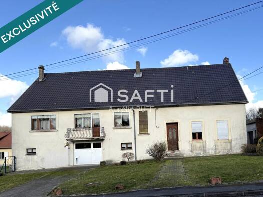 Maison à vendre 150 000 € 6 pièces 2 chambres 250 m² 1 218 m² de terrain Ernestviller 57510