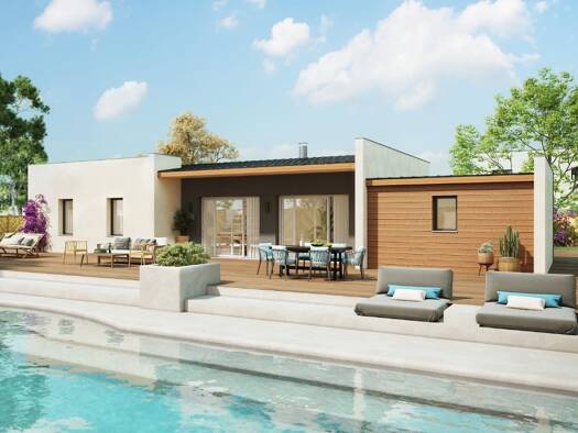 Terrain avec maison neuve à vendre 283 000 € 5 pièces 3 chambres 100 m² 2 176 m² de terrain Beauchalot 31360