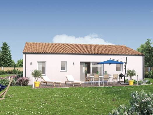 Terrain avec maison neuve à vendre 188 067 € 4 pièces 3 chambres 81 m² 392 m² de terrain Soullans Challans 85300